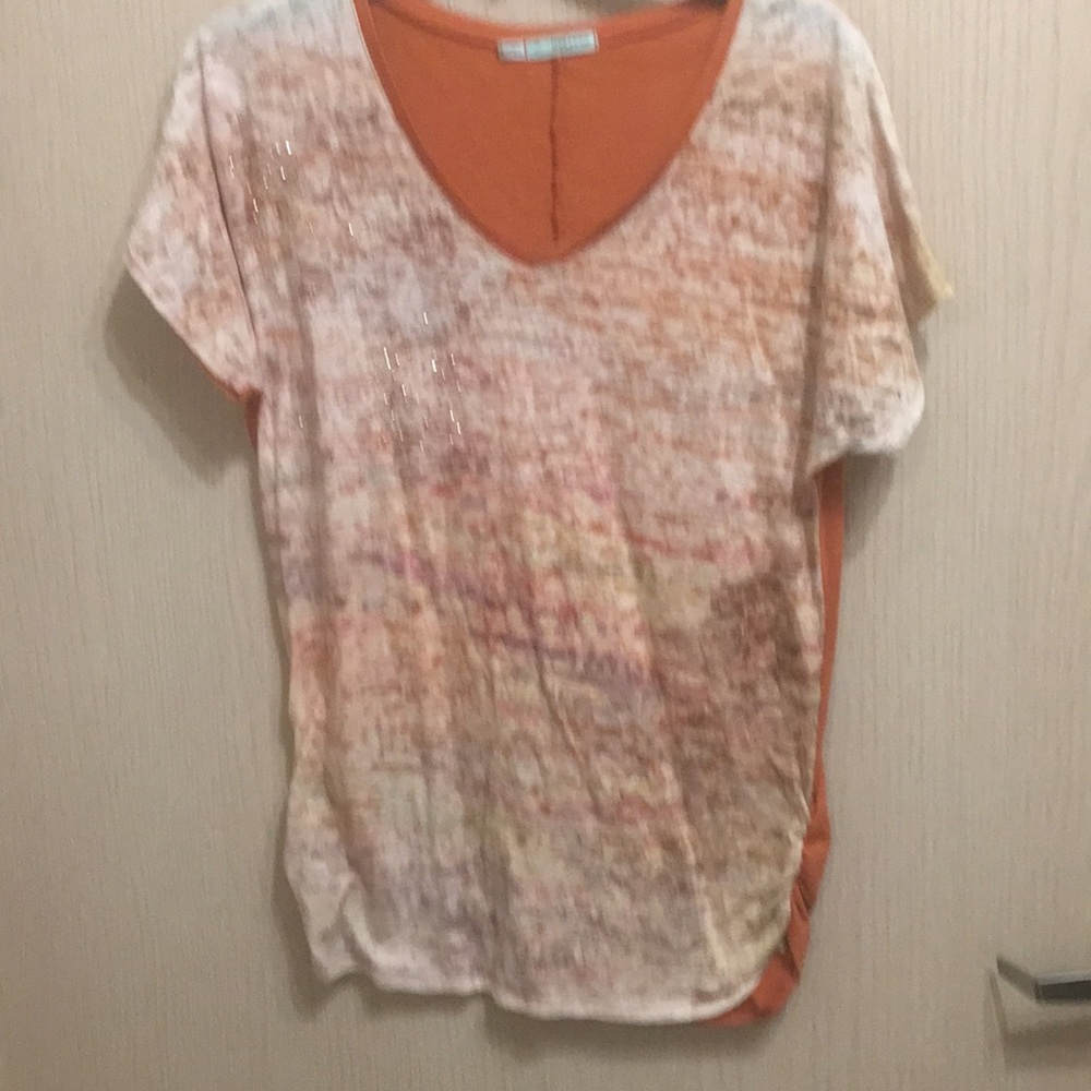 Maurices Medium Orange Top with Studs